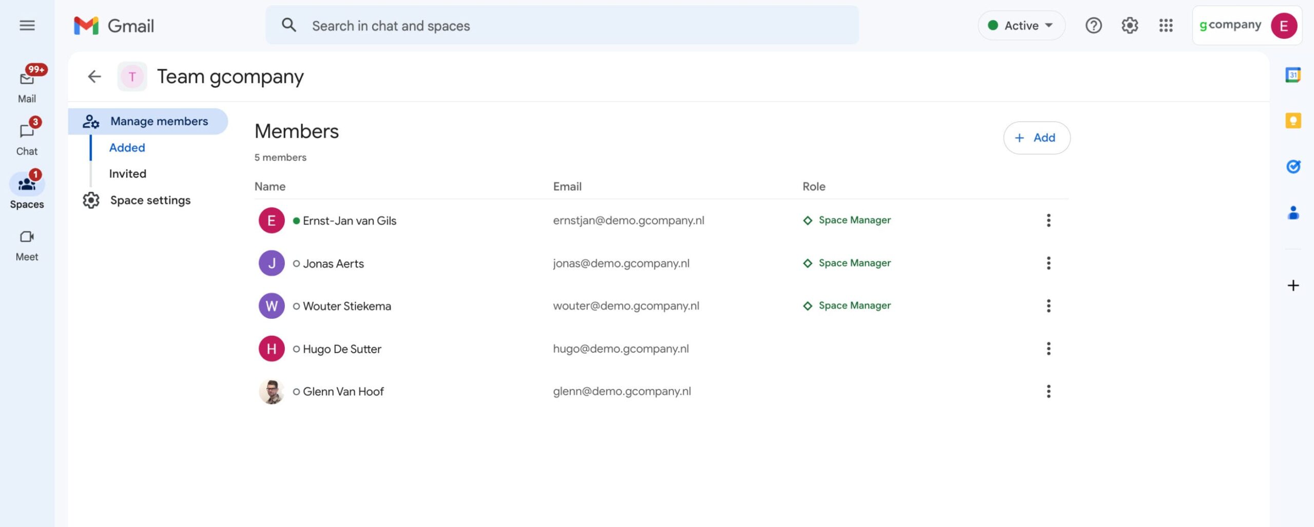 Google Spaces improved membership management