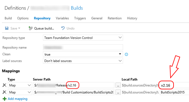 Build Settings Changes