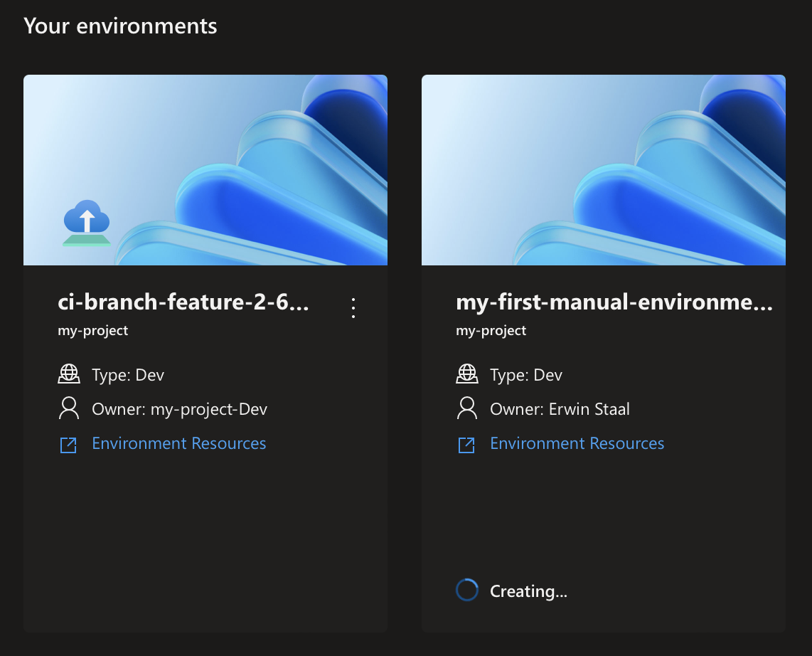 New Environment