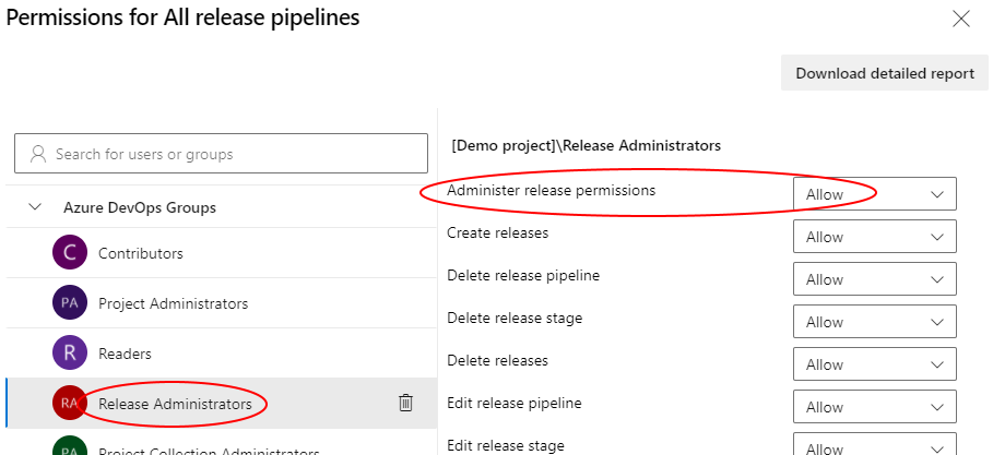 Administrative group membership gives permissions modification grant