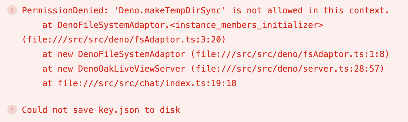 Nobody likes those error messages