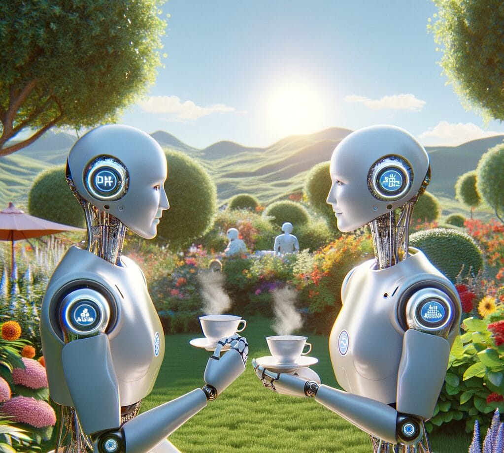 Large Language Models having a cup of tea