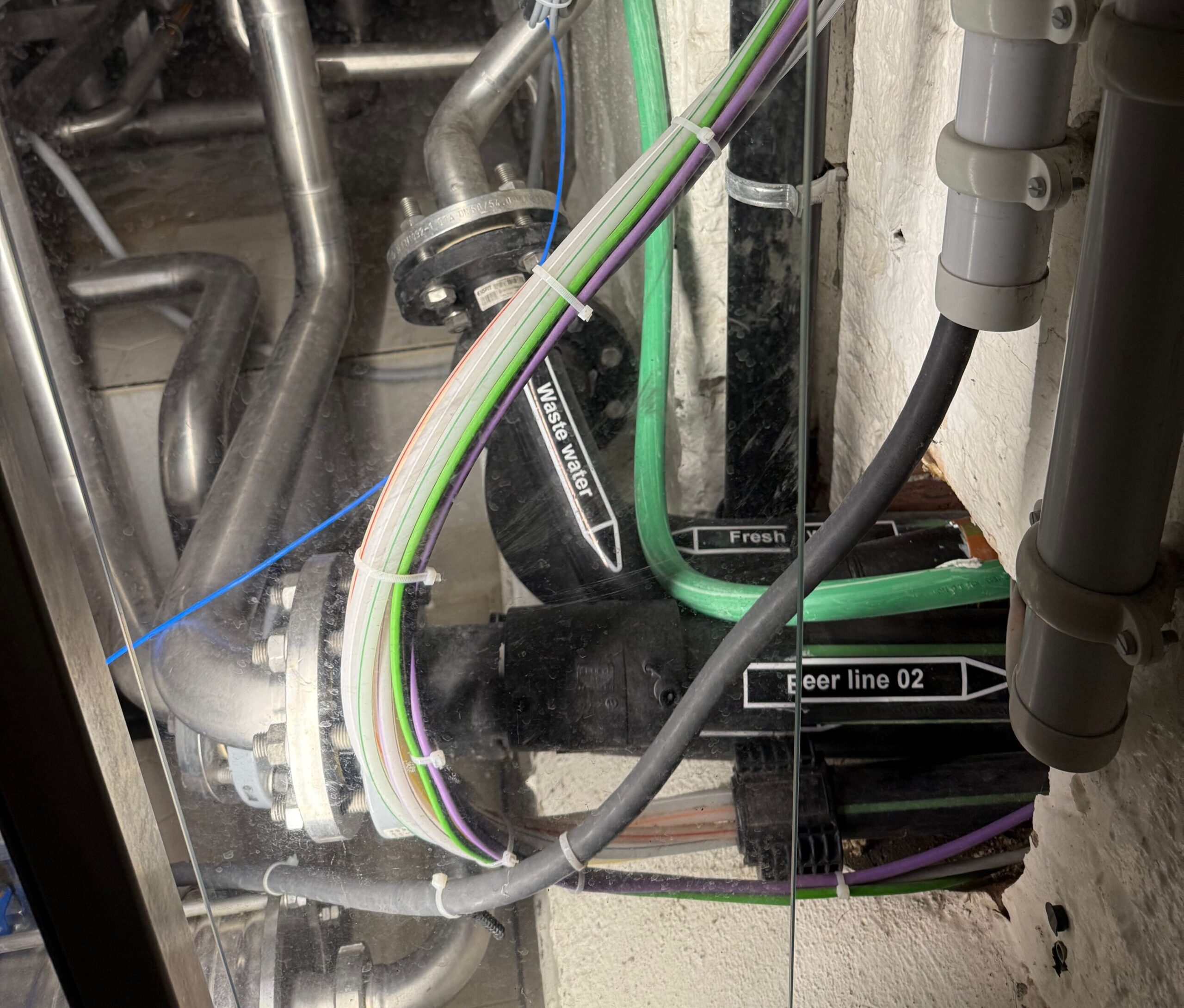 Actual beer pipeline